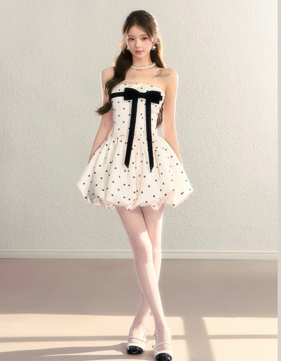 dot balloon one-piece KS1281