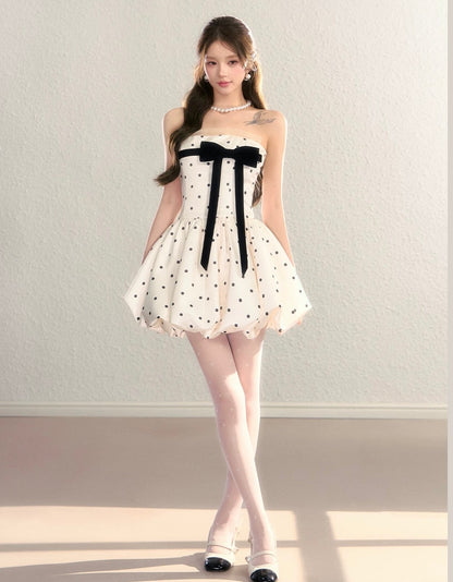 dot balloon one-piece KS1281