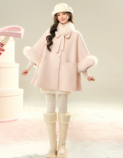 milky bell coat KS1230