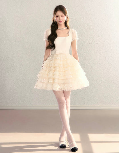 frill mood luxury one-piece KS1283