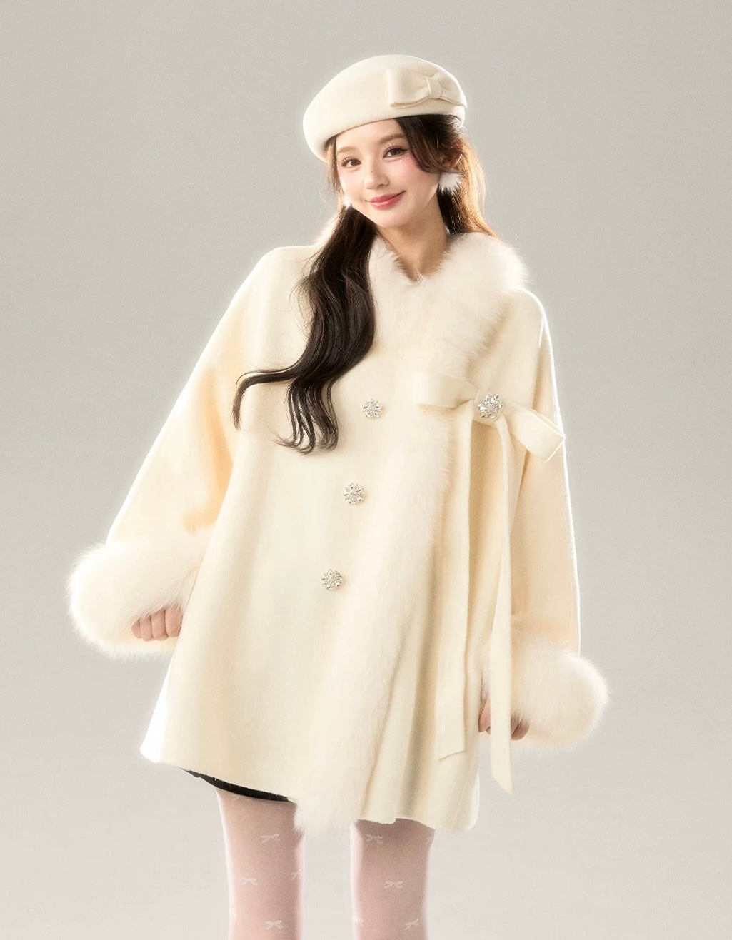 high-end far point bell coat KS1232