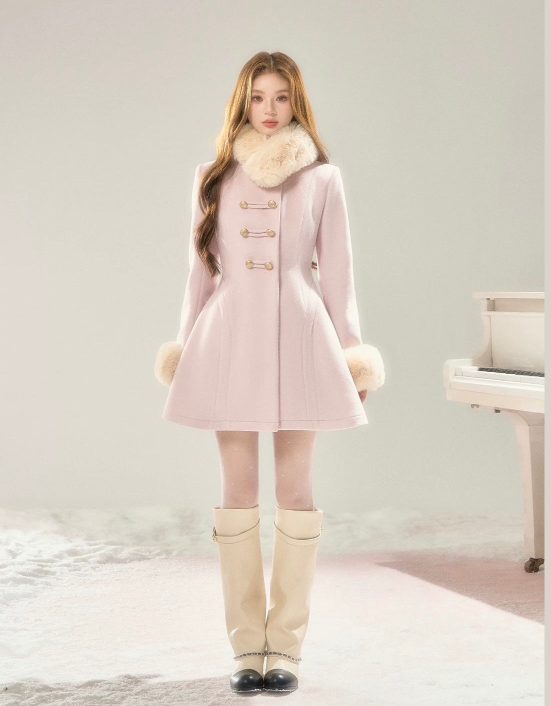 classic flar coat KS1231