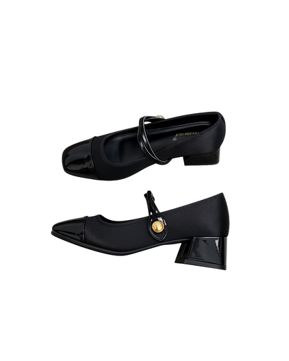 luxury line black shoes KS1319